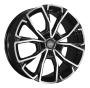 Легковой диск Khomen Wheels KHW1907 7,5x19 5x108 ET41 65,1 Black-FP